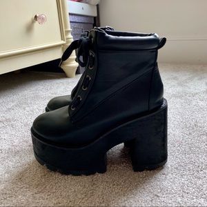 Black Platform Boots